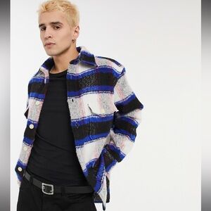 AllSaints “Rayado” Check Print Shacket